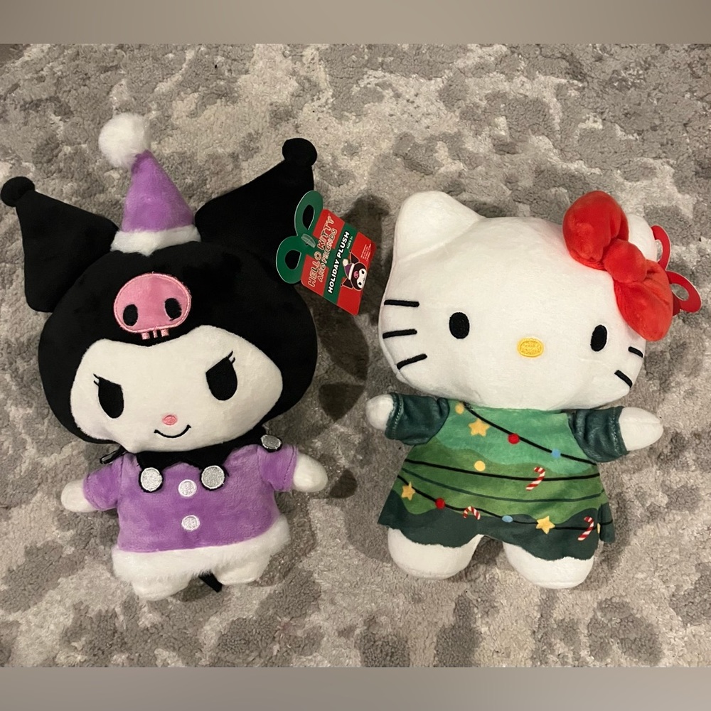 NWT hello kitty and friends holiday plush dolls kuromi